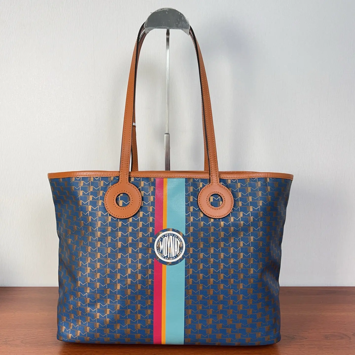 Pre-owned MOYNAT pvc Tote Bags Leather Trimmed Tote Bag qiqimq095