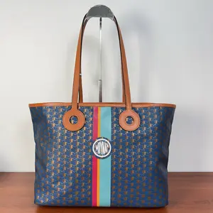 Pre-owned MOYNAT pvc Tote Bags Leather Trimmed Tote Bag qiqimq095