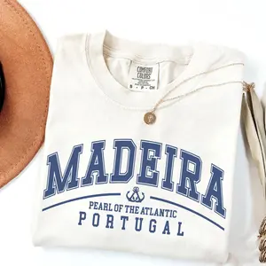 Comfort Colors Madeira Shirt ,Vintage Portugal Shirt, Souvenir Gift, Funchal, Comfort Colors Shirt