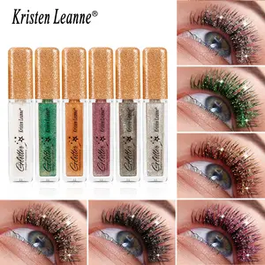 Kristen Lean  Shiny Sparkling Crushed Diamond Colorful Pearl Glitter Mascara Live Streaming