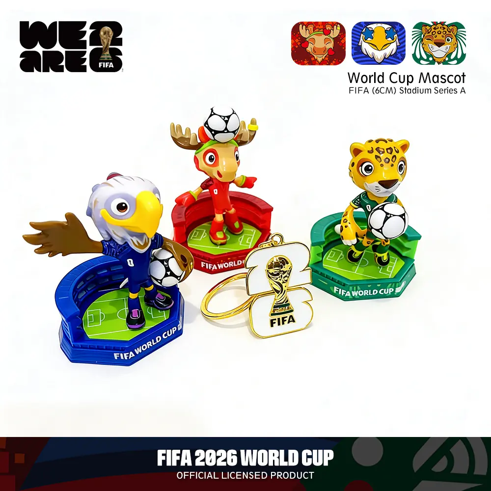 Official 2026 FIFA World Cup USA-Canada-Mexico Mascot Figure Set 3