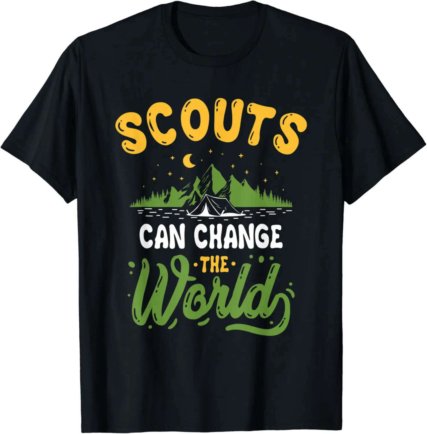 Scouts Can Change The World - Funny Camping Scouting Lover T-Shirt - Antonioja Shop 79B098THDPT9