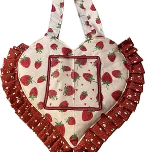 Ruffle Heart Tote
