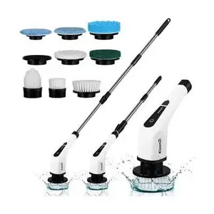 8-in-1 Electric Cleaning Brush, Multi-Function Cleaner, Efficient Floor Cleaning Tool for Household Floor Maintenance