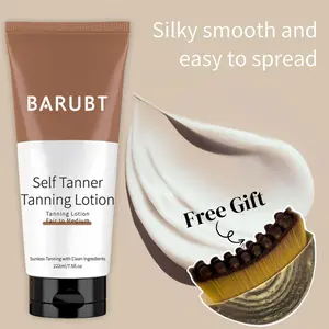 Hydrating Self-Tanning Body Lotion (222ml) - Alcohol-Free Cosmetic Sunless Tanning Cream for Natural Sun-Kissed Glow, Moisturizing Nourishing Bronzer with Smooth, Non-Sticky Texture