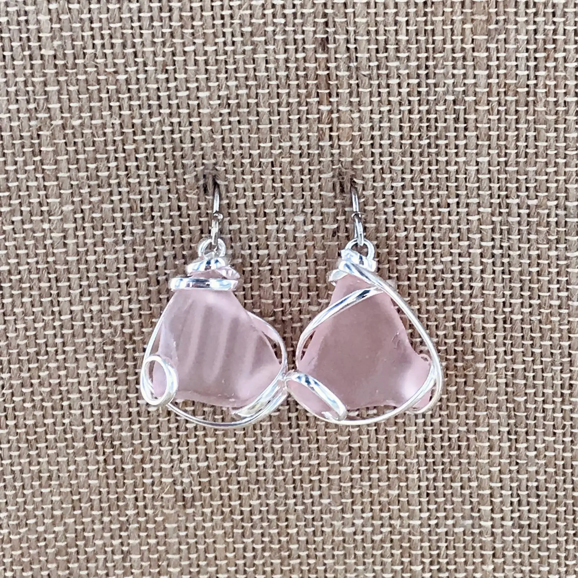 Cultured Sea Glass Earring
