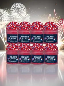 Red White & Cool Cloud Slime | Fourth of July Mini Slimes | Patriotic Slime | Red White Blue Slime | USA Flag Slime | Summer Party Favor