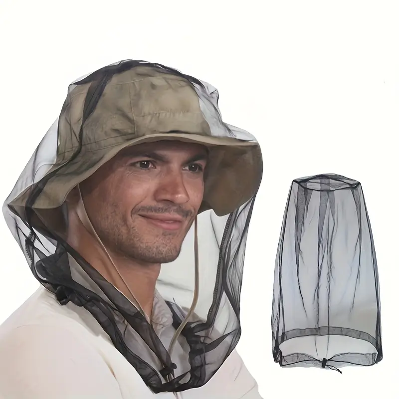 2-Pack Extra-Large Mosquito Net with Face Mask, Ultra-Fine Mesh Fabric, Soft & Durable, Easy Setup, Tiny Insect Coverage for Sleep & Relax Protection, Ideal for Home & Camping Use