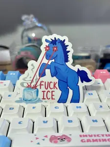 Funny Fuck Ice Blucifer Colorado Sticker, Sticker For Laptop, Waterbooth Sticker