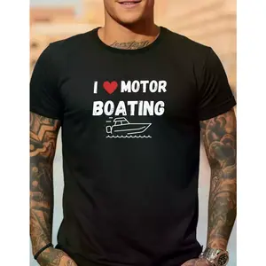 Express Your Passion for Motor Boating with Trendy Short Sleeve Shirts