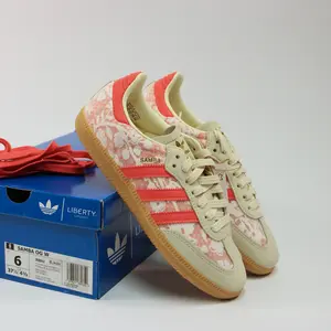 Adidas Samba OG Liberty London Better Scarlet Women's Sneaker - Authentic Brand New Shoes JR8841