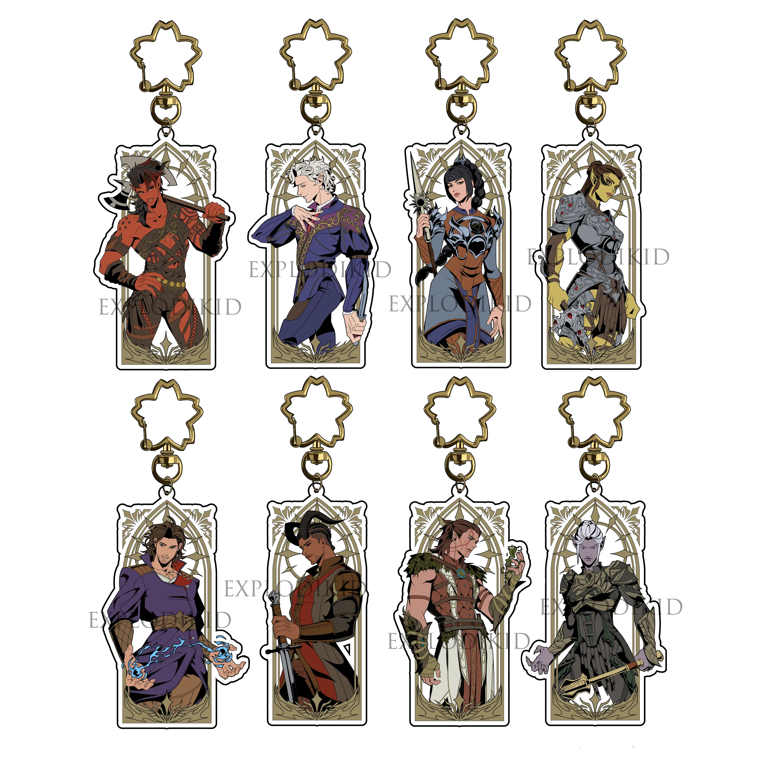 Baldur's Gate 3 Keychains