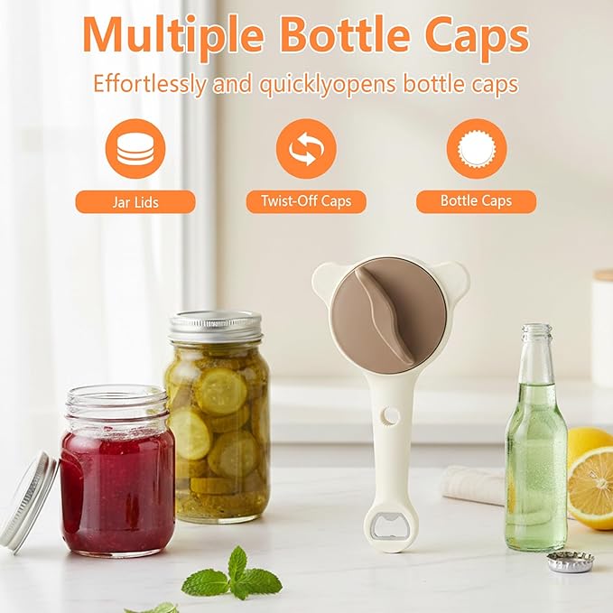 4-in-1 Bear Can Opener | The Cutest Kitchen Gadget That Does It All!