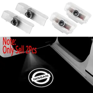 2 Pack Car Door Badge LED Welcome Light Laser Projector Light Suitable for Nissan Teana 2013-2020 MAXIMA Aria AADAR Patrol 2012-2017