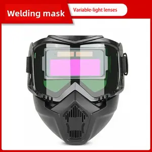 Detachable Auto-Darkening Welding Mask, Welding Goggles Protective Mask, Adjustable Welding Helmet for Safe Welding Work, Comfortable and Durable Design, Practical Tool Gift