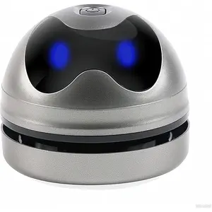 Mini Cordless Portable Desktop Vacuum Cleaner, Cute Cartoon Robot, USB Type C, Lightweight, Easy to Remove Dust Hair Pet Hair Crumbs for Desktop Table Keyboard Sofa
