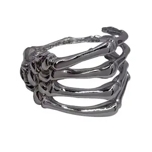 New Claw Bracelet Personalized Cool Style High Street Accessories Style Couple Metal Silver Jewelry Adjustable