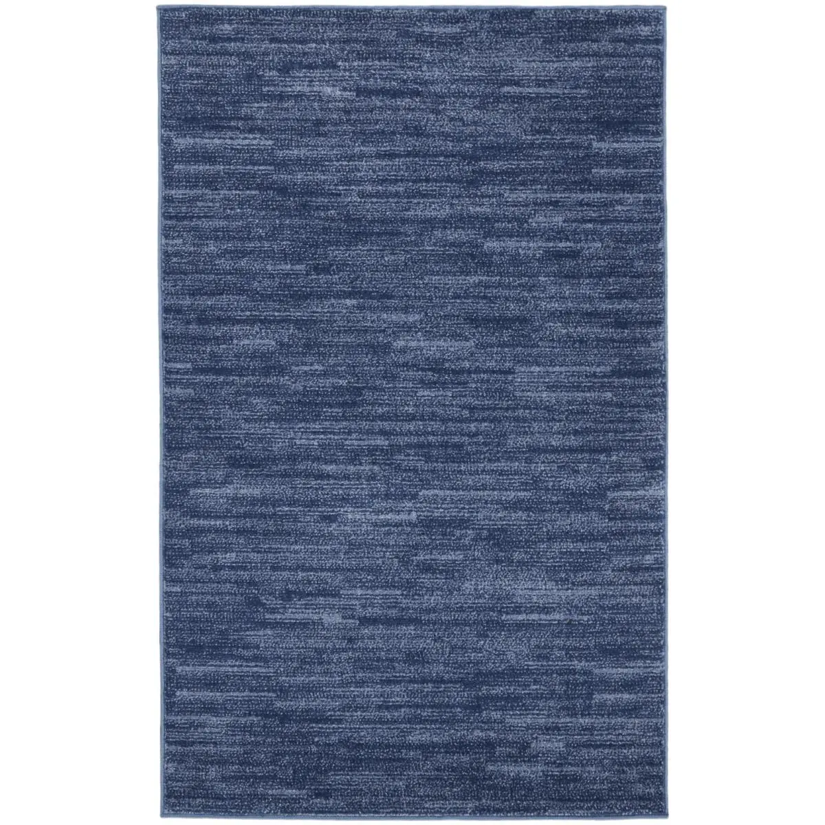 212 MAIN Non-Slip Machine Woven Area Rug, 3x5 ft Navy Blue Rectangle Indoor-Outdoor Home Decorative Rug for Patios & Home Furnishings, Non Slip Rugs