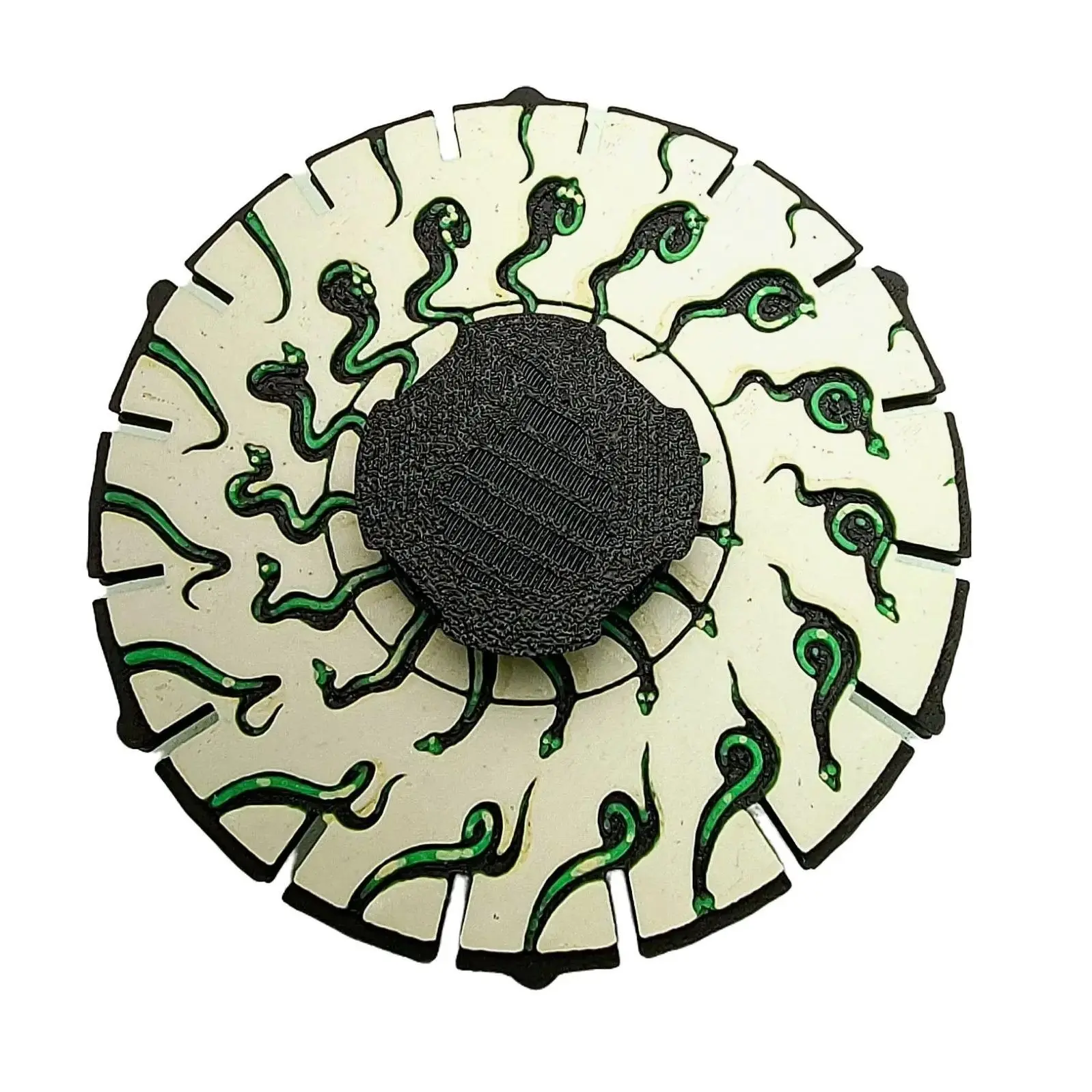 Classic Phenakistoscope Snakes Animated Zoetrope (Please Read Description Before Purchase for How To: Viewing Instructions)