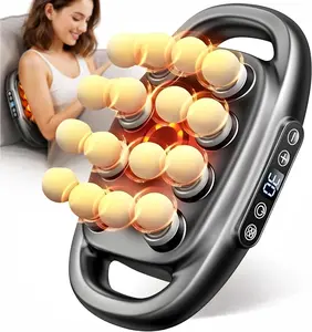 16 head massage gun deep tissue, Percussion Muscle Massager with 16 Heads, 3 Modes & 30 Intensities,Quiet Handheld Massager for Back Neck Shoulder Legs Muscle Pain Relief