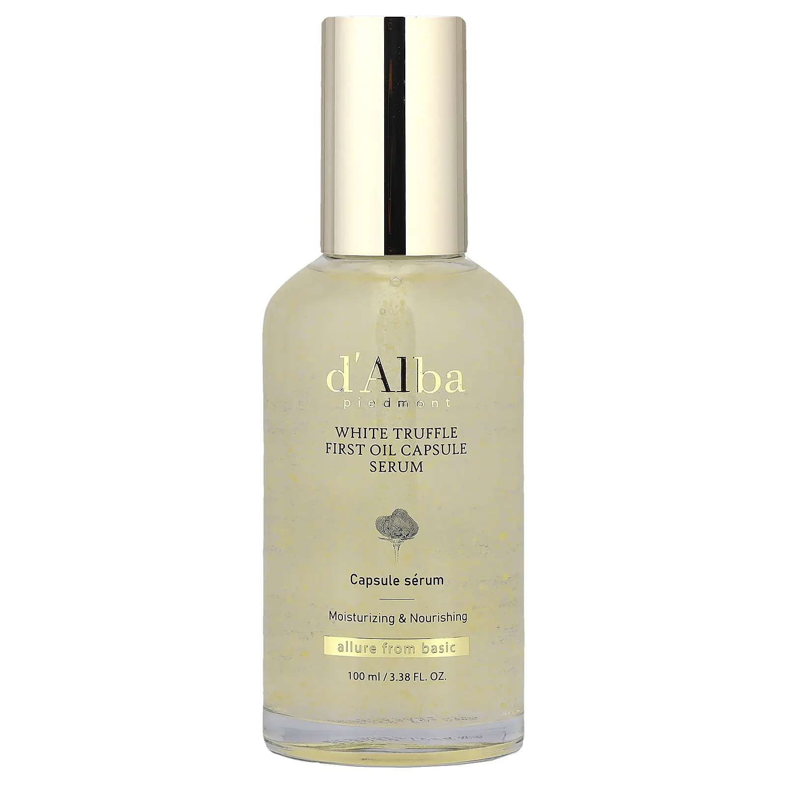 d'Alba White Truffle First Oil Capsule Serum, 3.38 fl oz (100 ml)