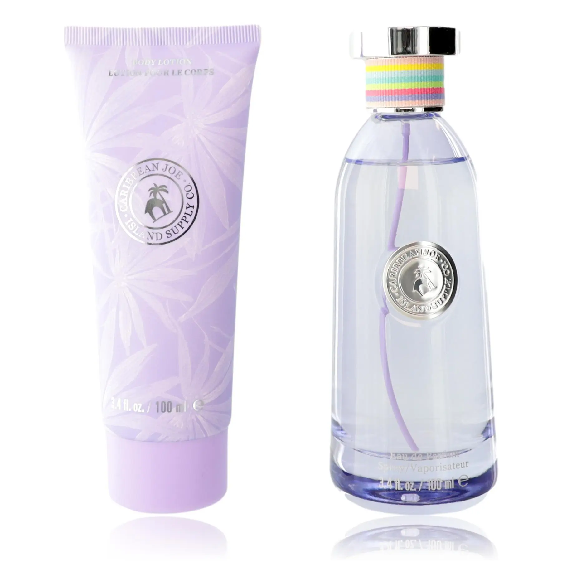 2-Piece Fragrance Gift Set for Women, Island Splash Scent with Acai, Mandarin Oil & Cyclamen, 3.4 oz Eau de Parfum & Body Lotion, Sweet Pea, Rosewood, Lotus Blooms, Aquatic Musk, Distressed Wood, Raspberries, Fragrance Sets, 3.4Oz