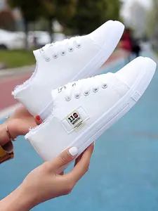 Women's Classic Canvas Shoes, Versatile Casual Sneakers, Comfortable Low Top Footwear, Perfect for Daily Wear