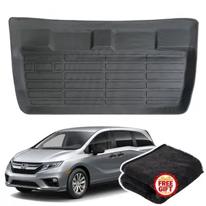 Canvcle Custom Fit Cargo Liner for Honda Odyssey 2018-2026 All Weather Trunk Mat Behind 3rd Row Accessories Ideal Protection