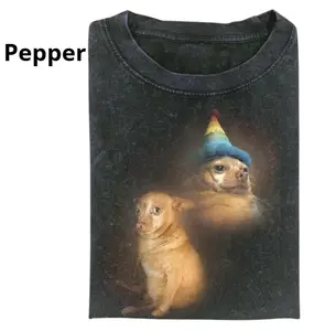 Anxious Chihuahua Meme Tee, Sad Birthday Party Dog Shirt, Funny Meme Design, Crew Neck T-Shirt, Short Sleeve, Unisex Vintage Top, Streetwear Style