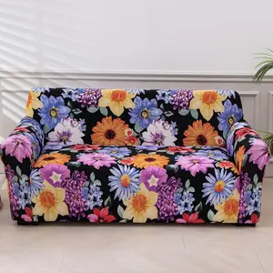 Soft Milk Silk Sofa Cover Protector, Removable Washable Anti-Slip Couch Slipcover, Four Seasons Use, Simple Style, Multiple Sizes Available, Sofa Couch Covers