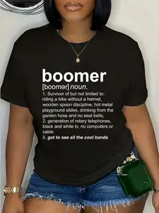 100% Cotton Boomer Definition Funny Baby Boomer T-Shirt