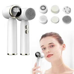 Waterproof Facial Lifting Massage Sonic Silicone Cleansing Brush, Beauty Product for Deep Cleaning and Skin Care, Enhances Facial Radiance