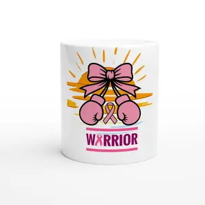 Snappy Thread's 11oz Ceramic Mug| Breast Cancer Awareness|