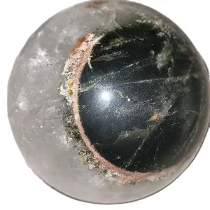 Smokey Garden Quartz Crystal Sphere with Rainbows