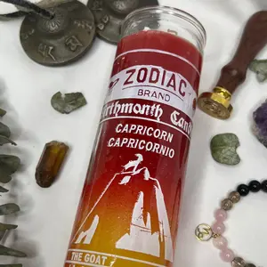 Capricorn Glass Candle