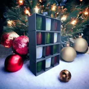 Christmas Carols Mini Candle Advent Calendar Decor