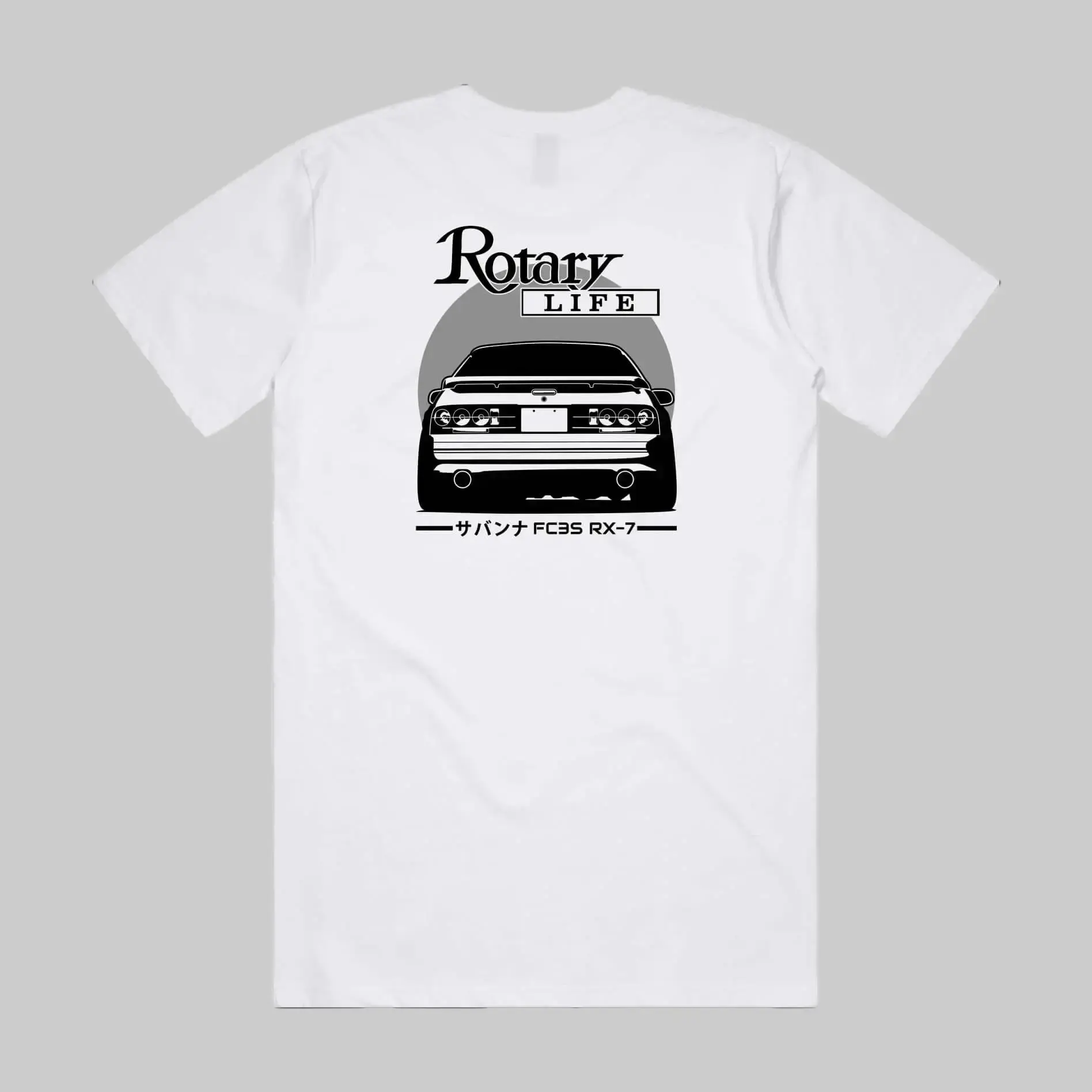 RX-7 FC Rotary JDM Car Enthusiast T-Shirt Hoodie Sweatshirt 2 Sided