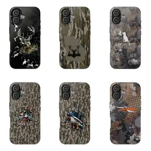 The Wildwood Camo Collection, Born for the Hunt Series Phone Case Soft Drink Cover for iPhone 17Pro, 16, 15, 14, 13, 12 Samsung S25, S24, S23, S22, A16, A26, Pixel 10, 9Pro, 8, 7