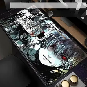 Tragic Tokyo Ghoul Anime Gaming Mouse Pad - Vibrant Character Desk Mat, Non-Slip Base, Ideal for PC, Office, Home, Anime Fans