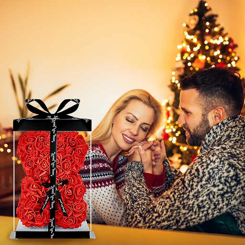 Valentine's Day Gift Rose Bear Eternal Flower Rose Teddy Bear