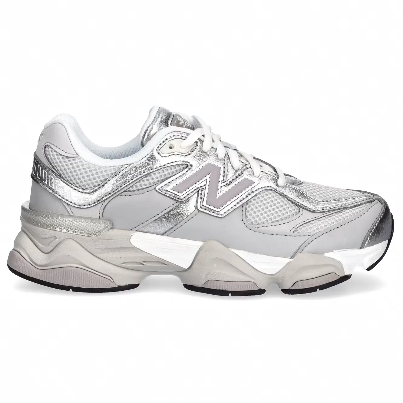 New Balance 9060 Silver Grey Sneaker Authentic Original Chunky Comfortable Walking Shoe Athletic Sports Gym Trainer for Girls leisure shoe thick sole everyday comfort, Sports Shoes, Footwear sport footwear