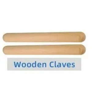 Claves - Rhythm Sticks Wooden Claves for Rhythm Practice Performance & Travel Compact Design Durable Material Versatile Use
