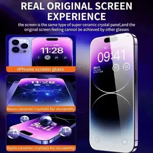 Oleophobic Coating Dust Free Easy Installation Screen Protector For iPhone17 17AIR 17Pro max 14 13 12 15 16 Pro Max Mini Glass