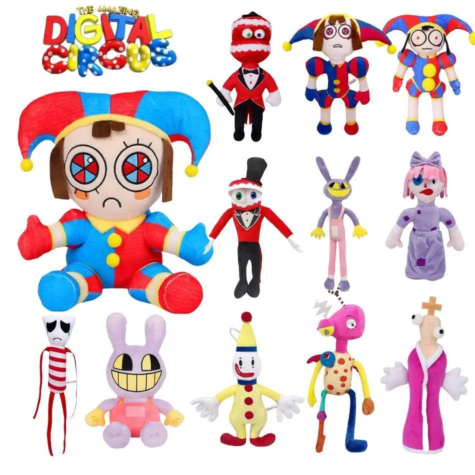 The Amazing Digital Circus Plush Toy Soft Stuffed Animation CIRCUS Plushie Doll Christmas Birthday New Year Gifts For Kids