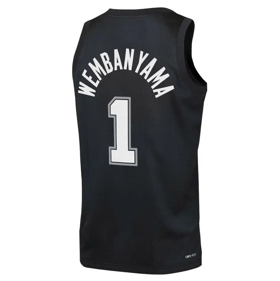 Wembanyama #1 Swingman Jersey 2026 (full logo)