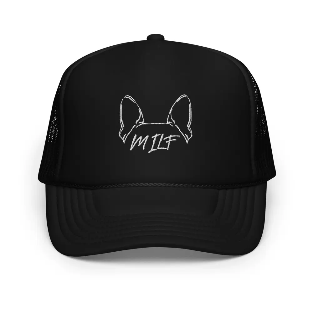 Boston Terrier Foam trucker hat