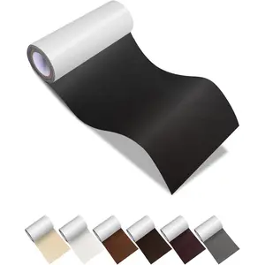 Self-Adhesive Repair Patch, Anti Scratch Sofas Patch for Couch,  Seat, DIY Furniture Upholstery, Handbags, Jackets (Black)