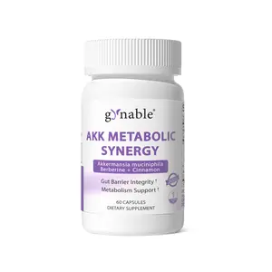 Akkermansia Probiotic for Metabolic Naturally Support – Supports Gut & Metabolic Health with Berberine, Ceylon Cinnamon, Inulin, Chromium, 30 Servings.