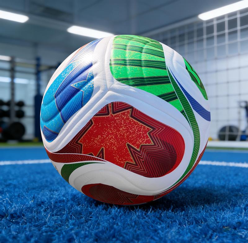 Official Size 5 Heat Sealed Soccer Ball,Durable Non-Slip PU Material, ldeal Gift forFriends & Family,Perfect for Adult Matches