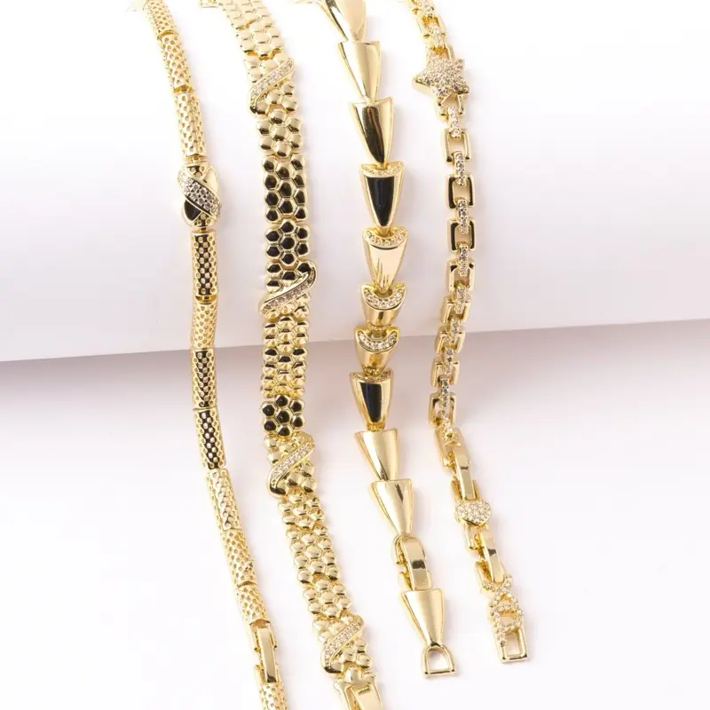 14K Gold Filled Cable Chain Bracelet - Classic, Elegant, 17 cm + 3 cm Extension, Ideal for Anniversary, Casual Wear